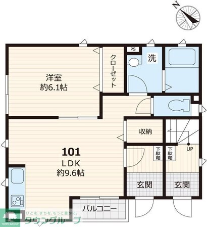 グリーンハイツの物件間取画像